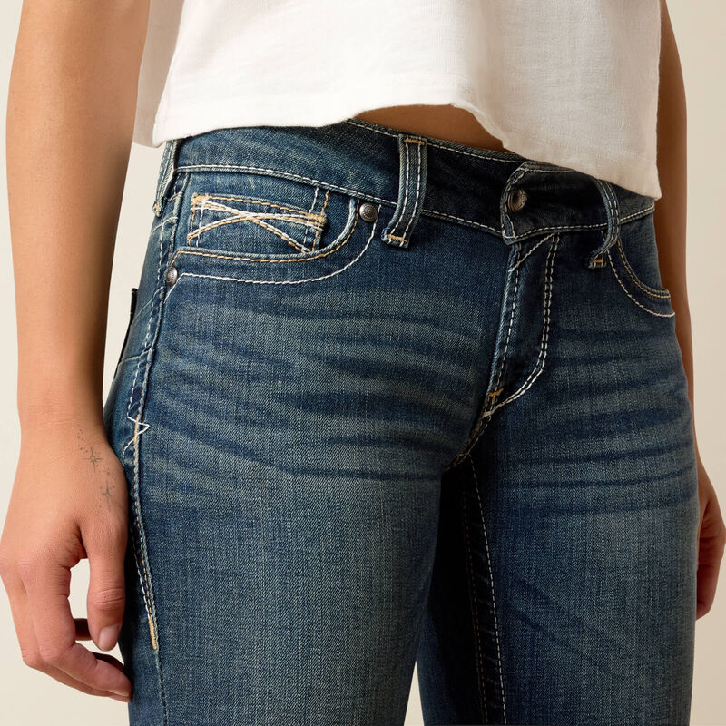R.E.A.L. Mid Rise Stretch Ivy Stackable Straight Leg Jean