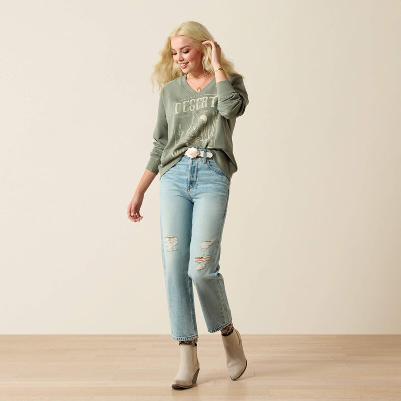 Ariat Victoria Sweatshirt-Sea Spray