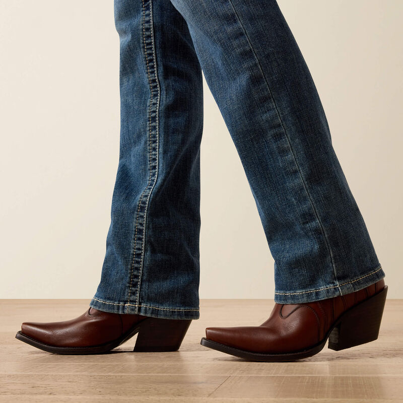 Mid Rise Estelle Straight Leg Jeans-CANADIAN