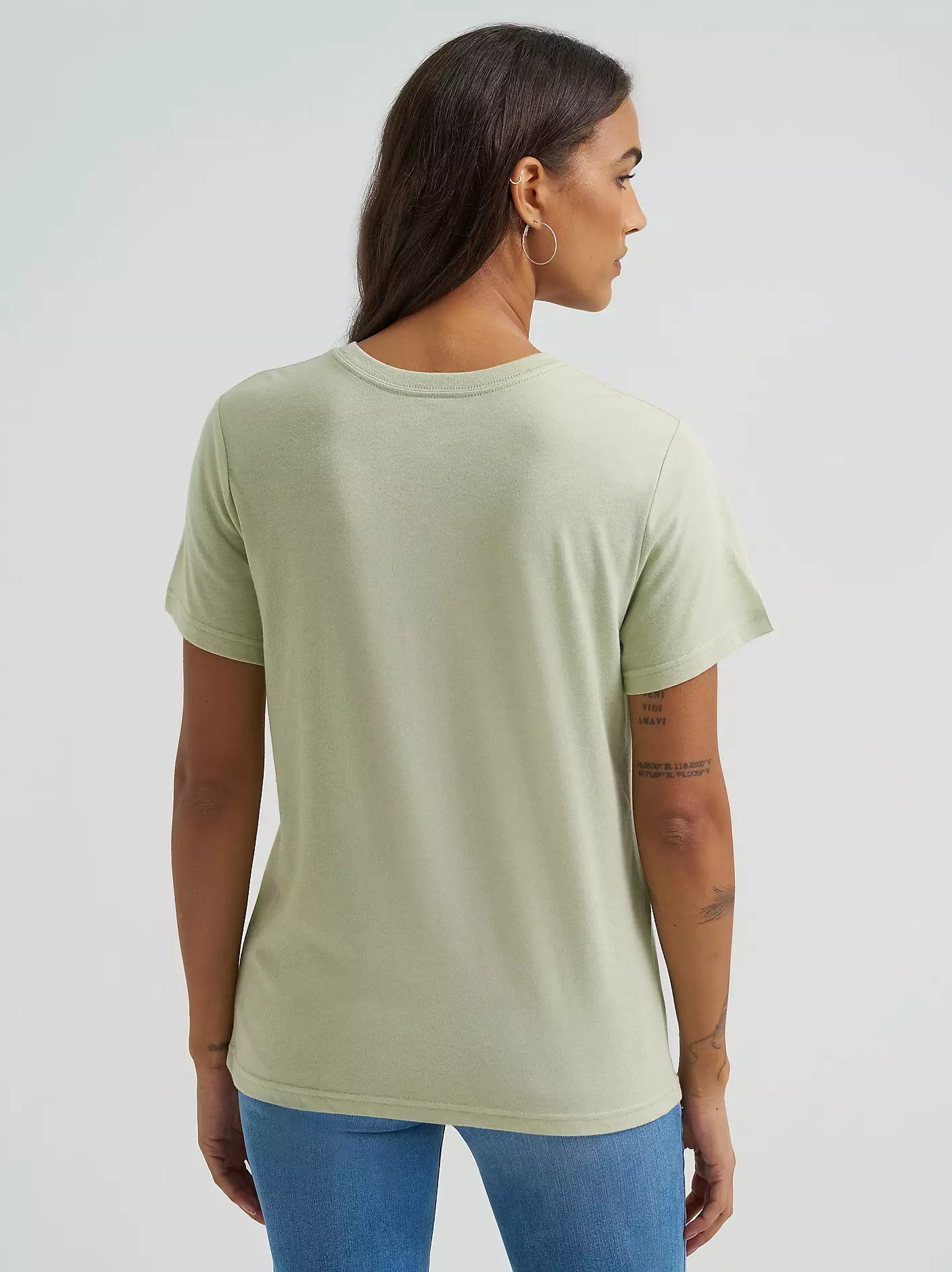 Women's American Legend Reg Fit Tee- Laurel Green