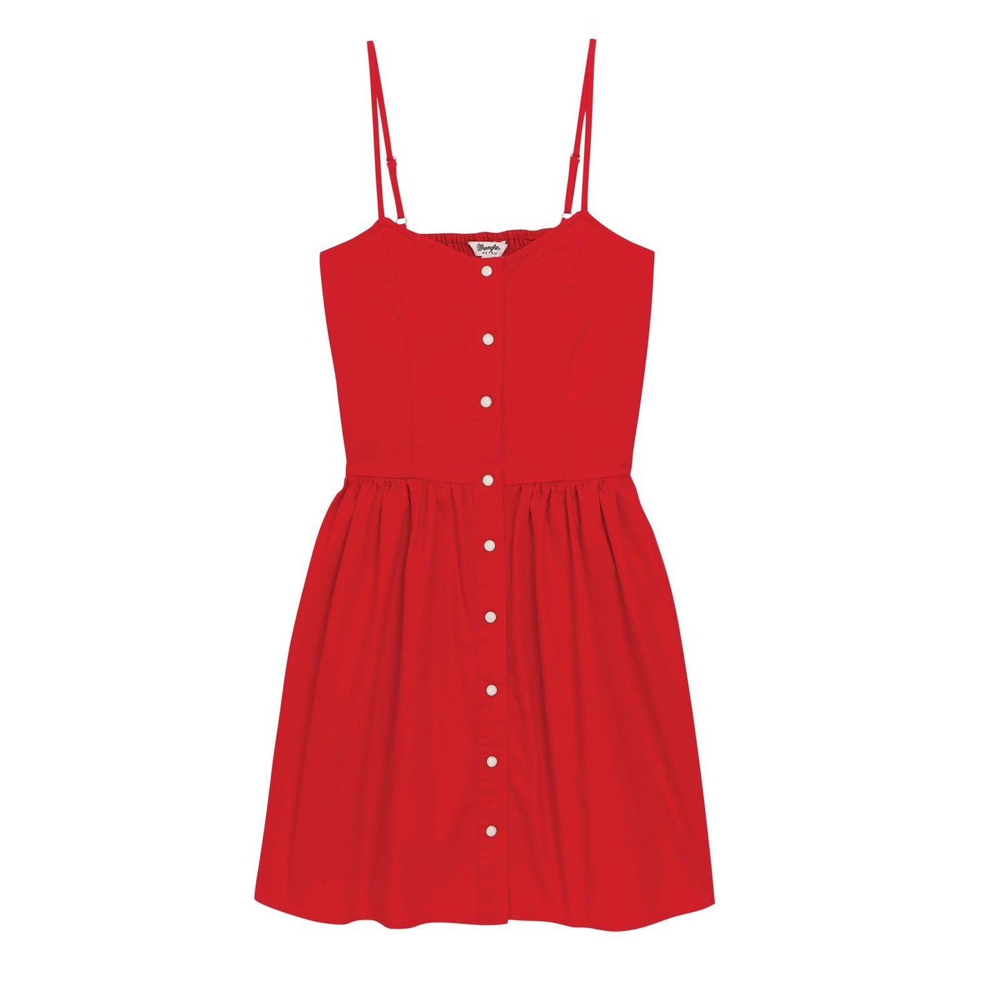 Wrangler Retro® Americana Sleeveless Snap Dress - Red - 112379499