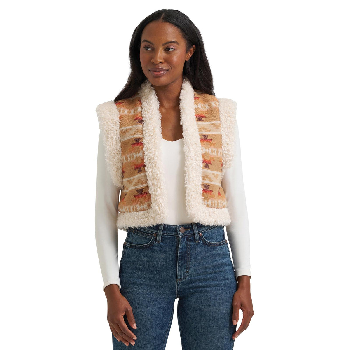 Wrangler Retro® Jaquard Vest - Tan