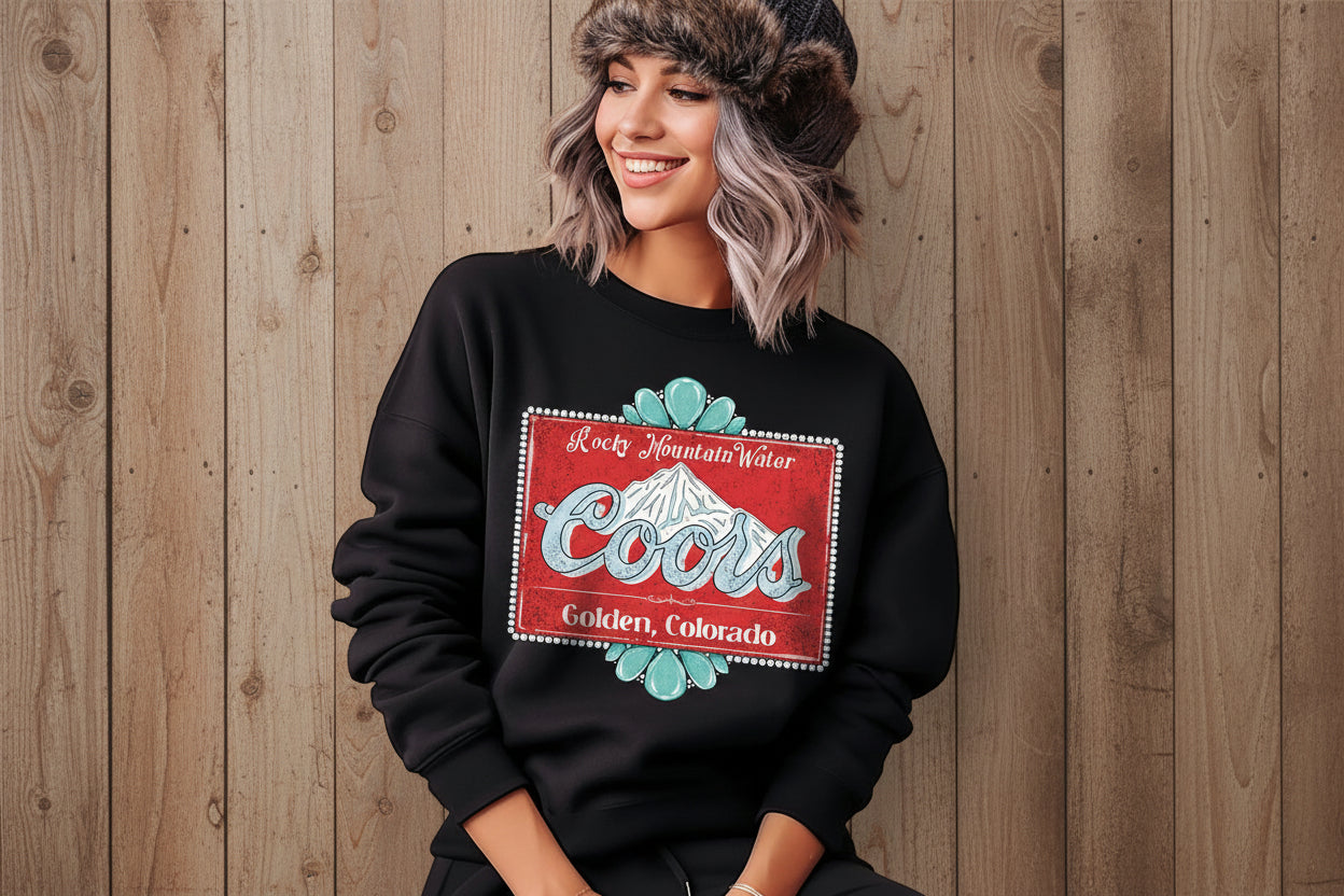 Coors Colorado Unisex Fleece Graphic Sweatshirt