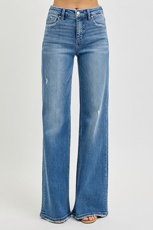 Tummy Control High Rise Wide Jean