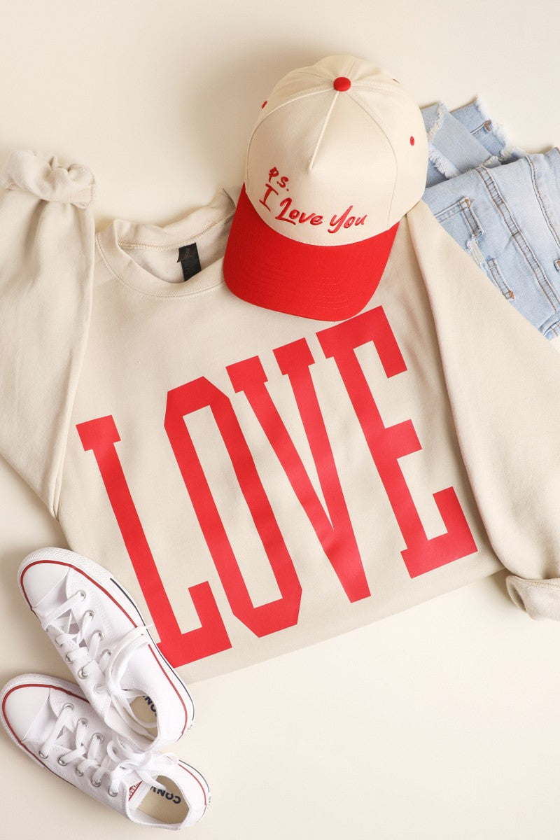Love Oversized Heavyweight Sweatshirt
