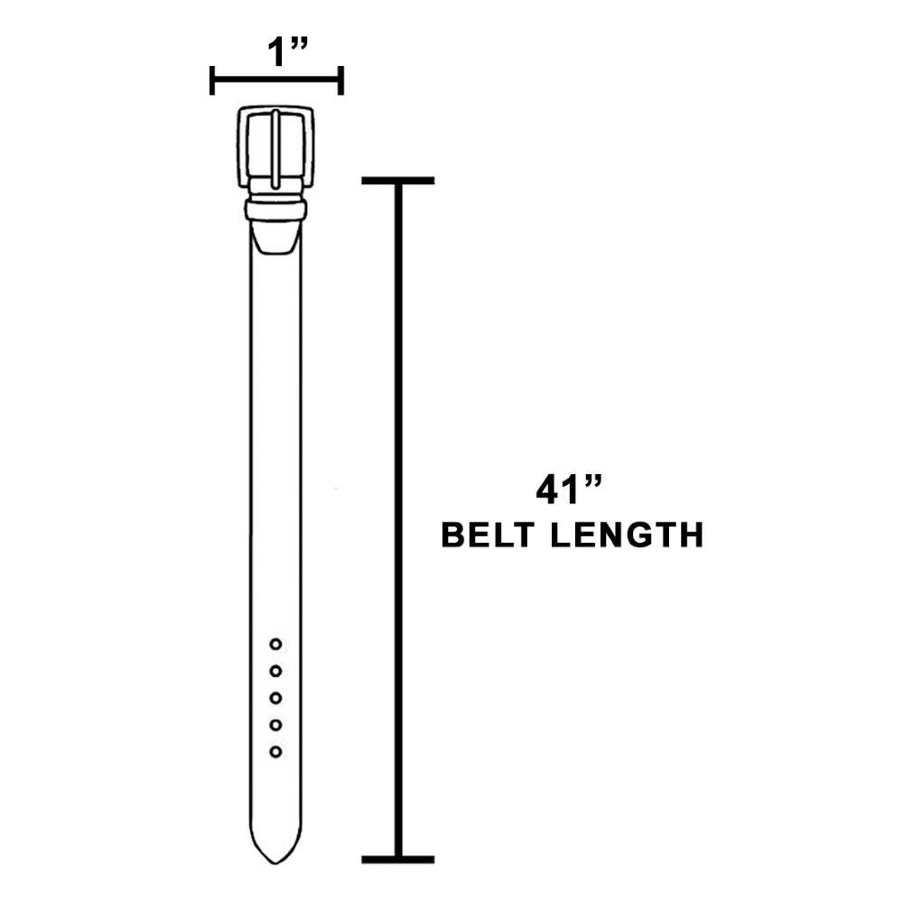 Western Embroidered Buckle Pattern Faux Leather Belt