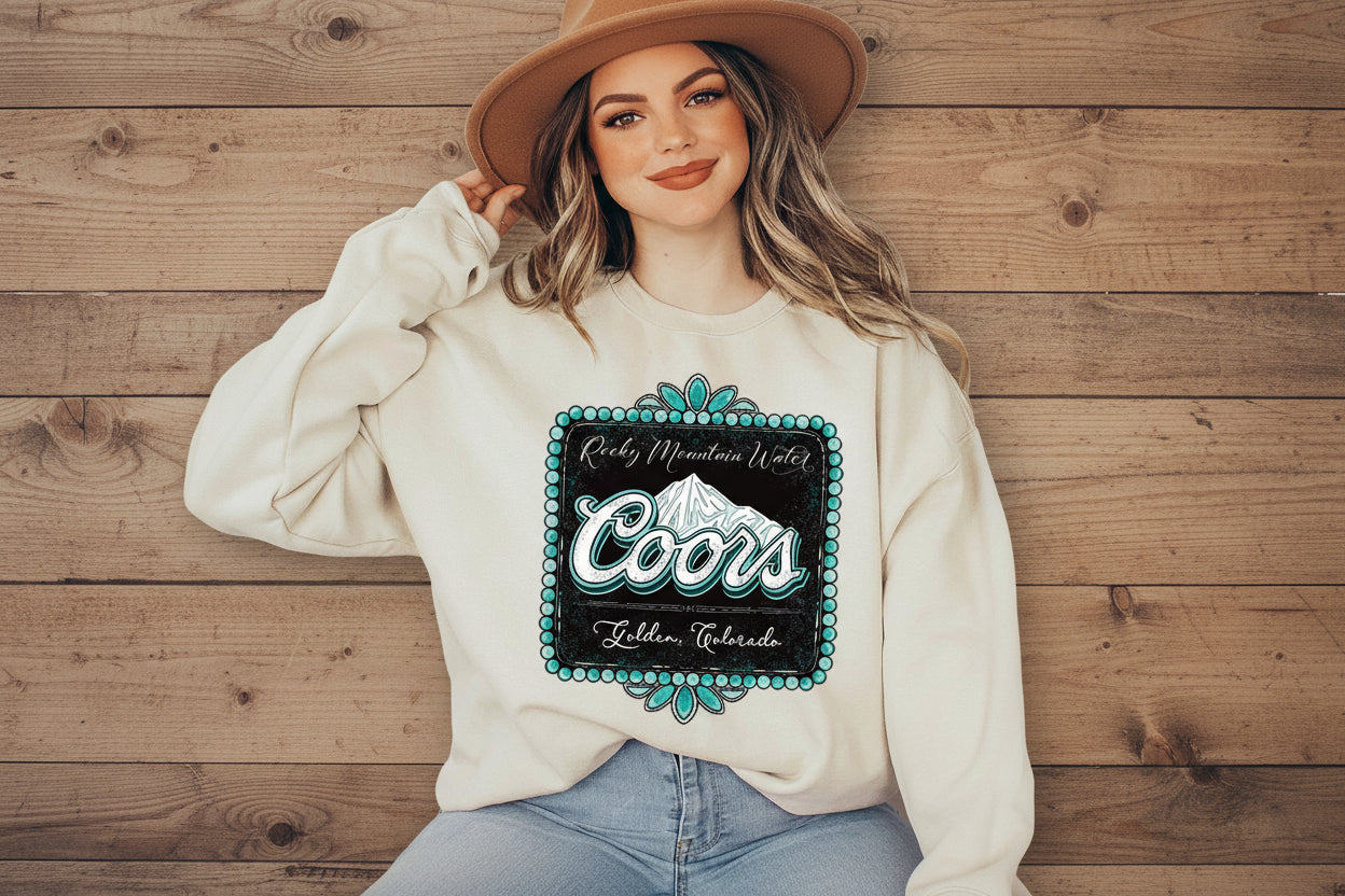 Coors Rocky Mountain Graphic Fleece Sweatshirts