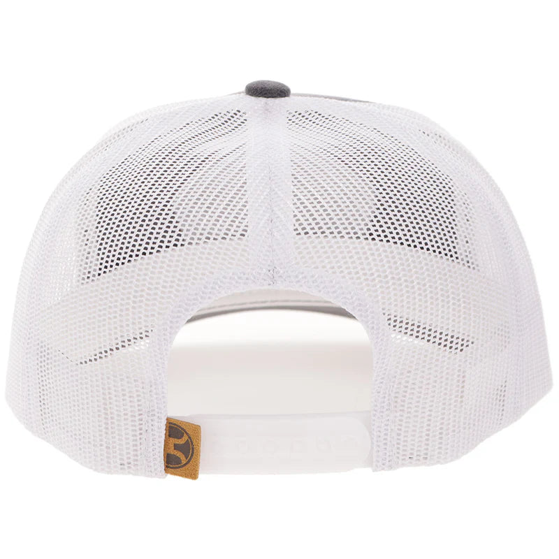 "Outfitters" Hat Black/White w/Brown Patch