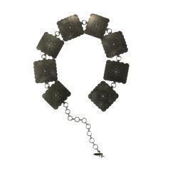 Angel Ranch Ladies Belt 3" Square Concho Silver