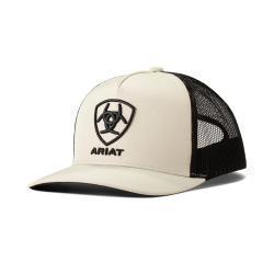 Ariat Mens Embroidered Logo Khaki and Brown