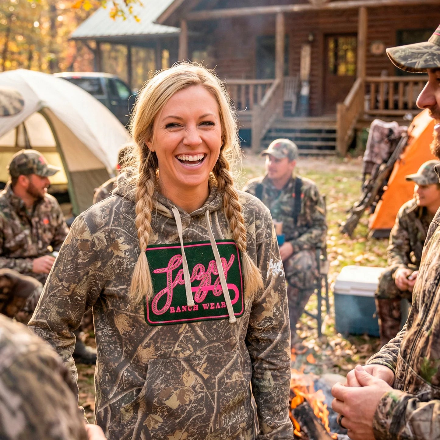 Lazy J Ranch Breakaway Hoodie - Camo