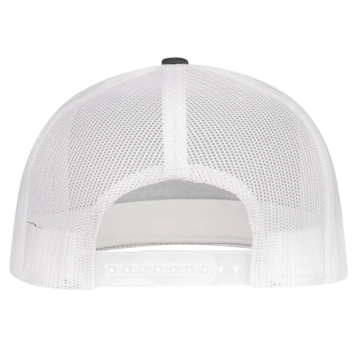 Lazy J Ranch Charcoal Grey & White Skull & Flowers Classic Five Panel Trucker Hat