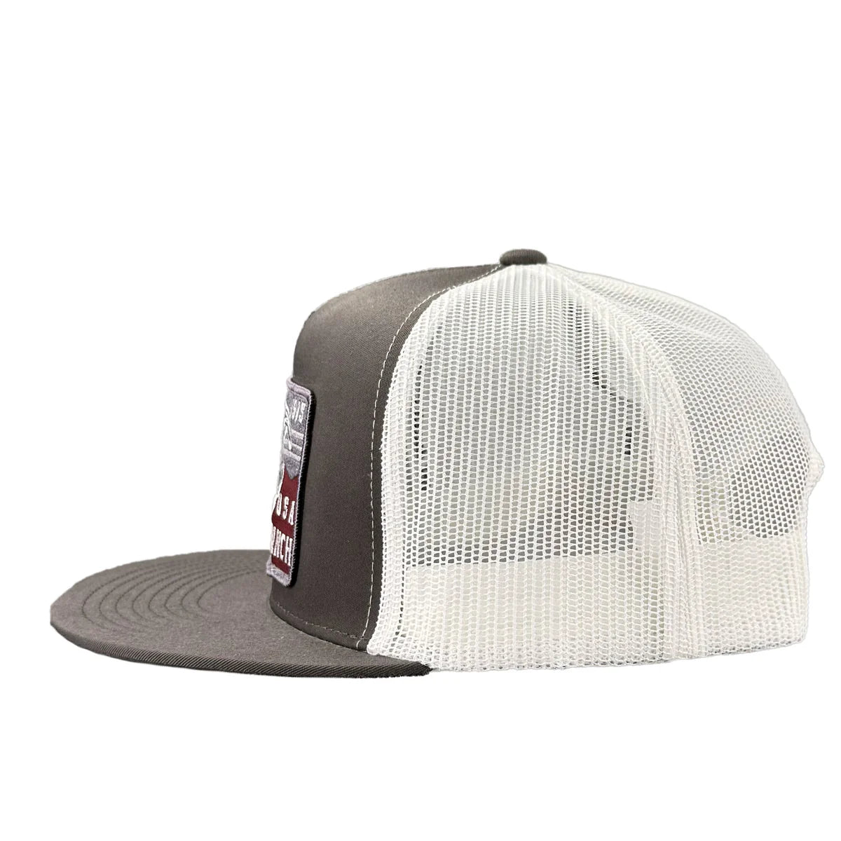 Lazy J Ranch Grey & White Red Rock Classic Five Panel Trucker Hat