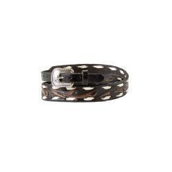Hatband Scrolling Buck Lace BK