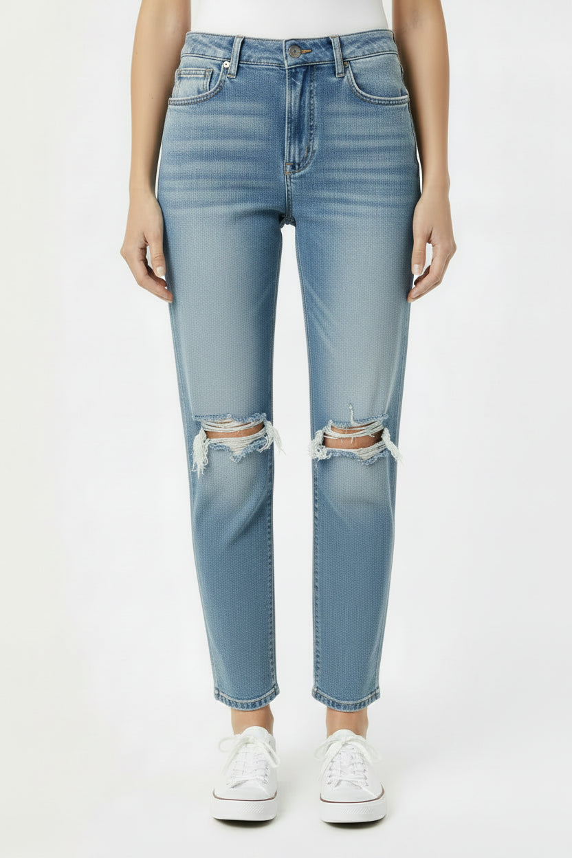 Jelly Jeans Rip- Light Wash
