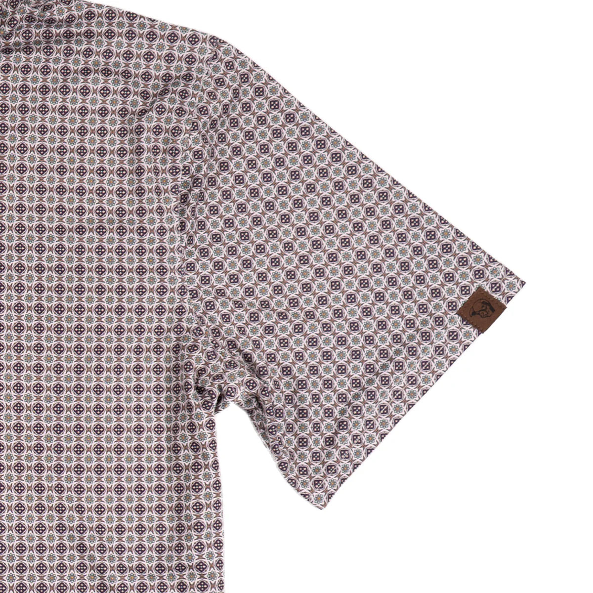 Lazy J Ranch Men's Print Performance Polo Shirt - Purple