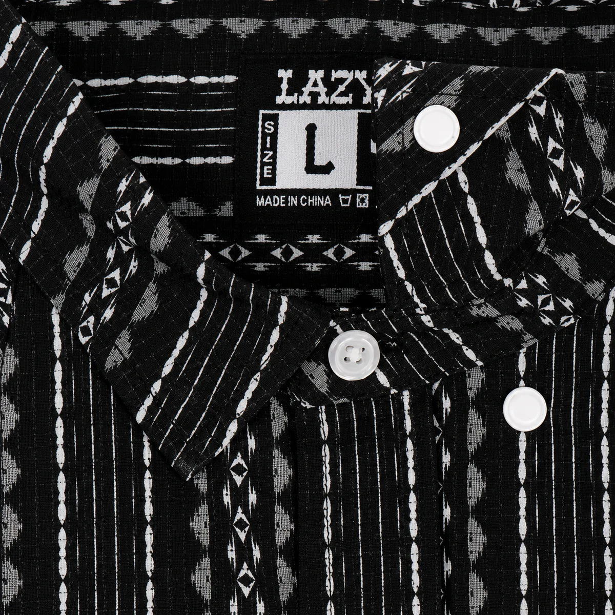Lazy J Ranch Men's Airflow Pearl Snap Short Sleeve Shirt - Black Mesa