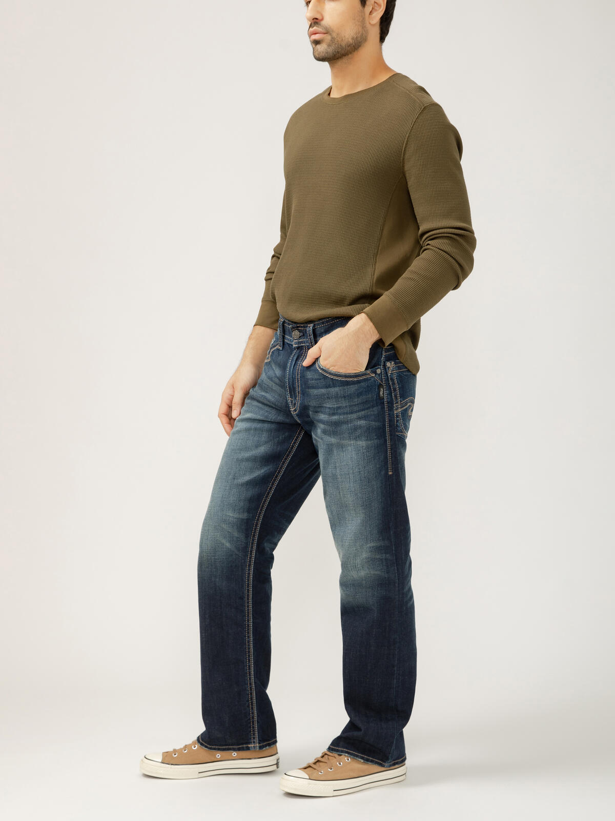 Gordie Relaxed Fit Straight Leg Jeans