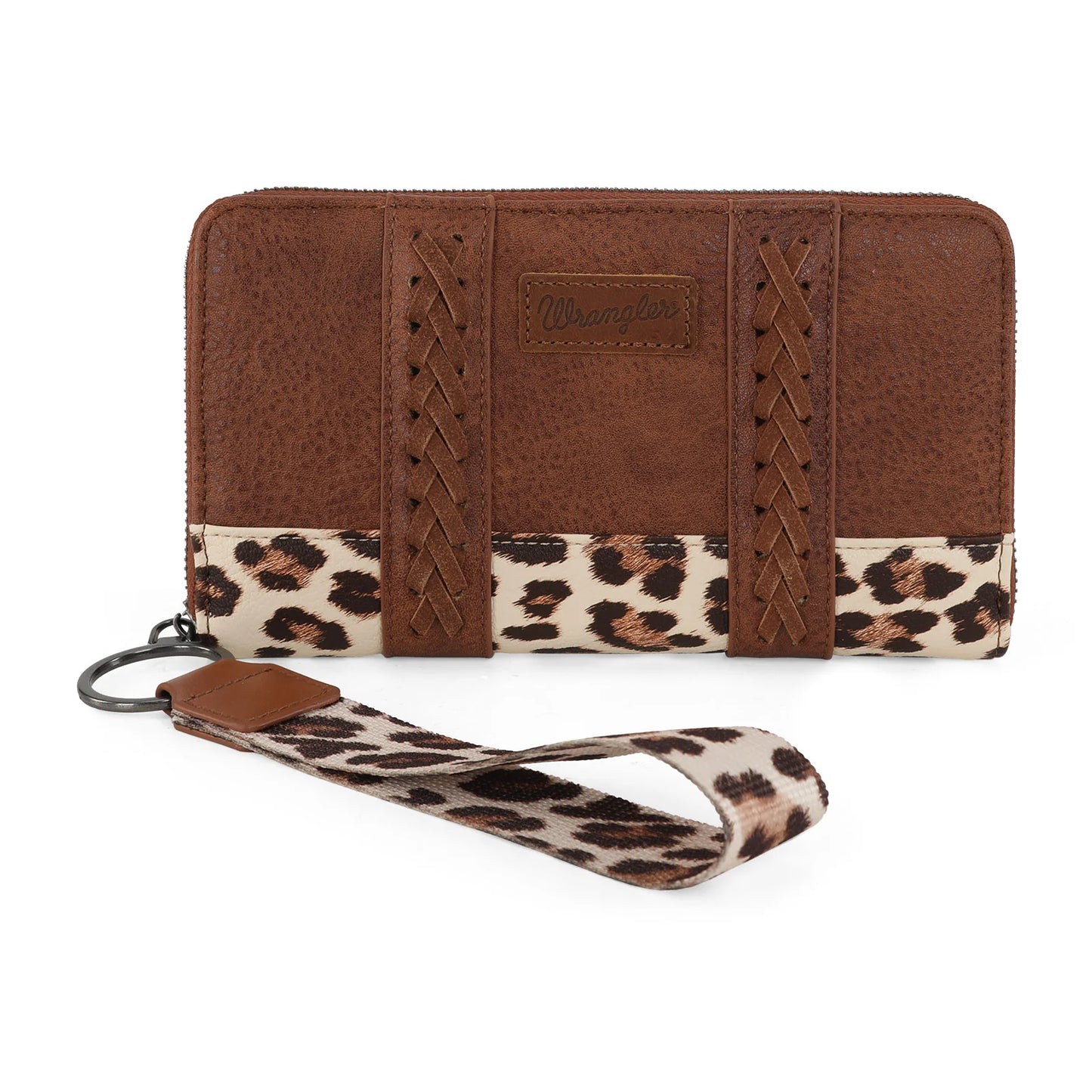 Wrangler Leopard Print Wallet -Leopard-Brown