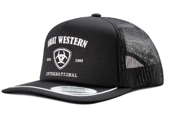 Ariat Mens Cap Foam Front Black
