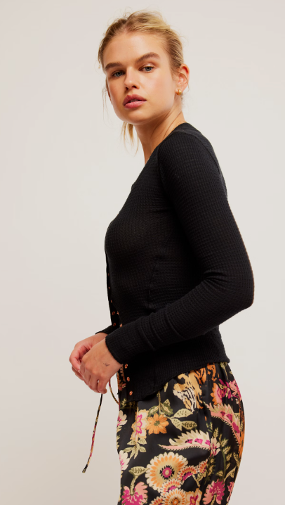 GOING PLACES CARDI- Black