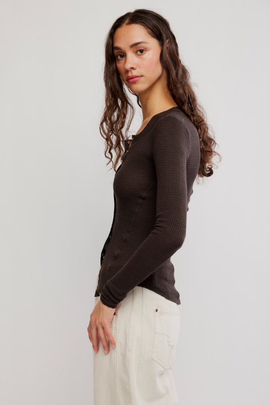 GOING PLACES CARDI-Deep Fudge