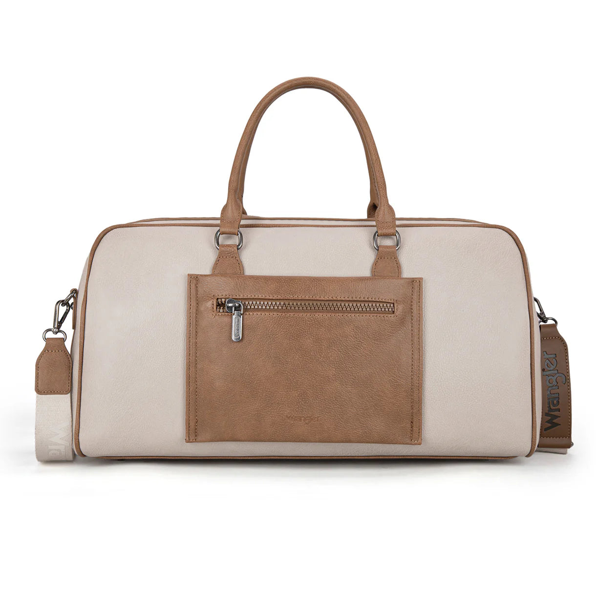 WG185-5110 Wrangler Whipstitch Collection Duffle Bag -Light Grey