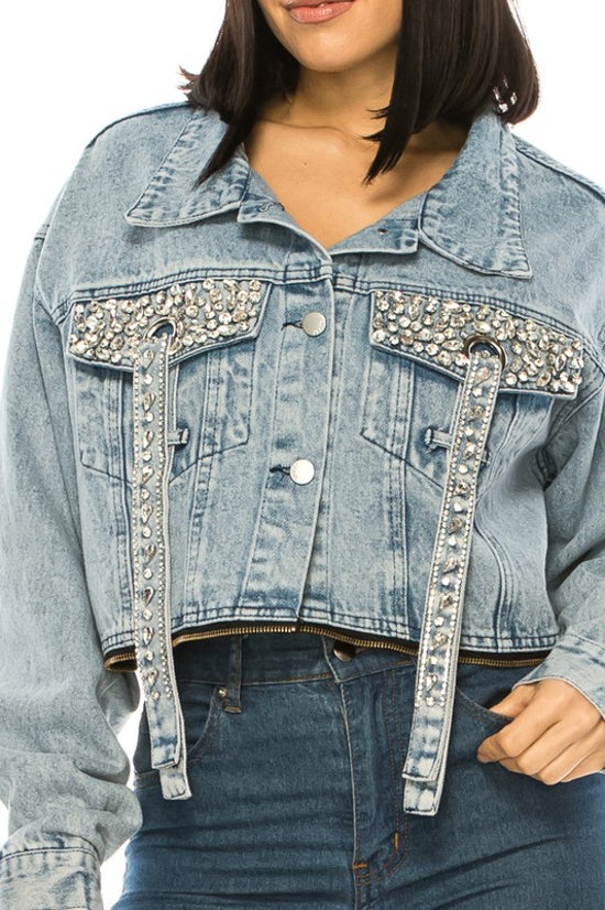 charm jacket denim