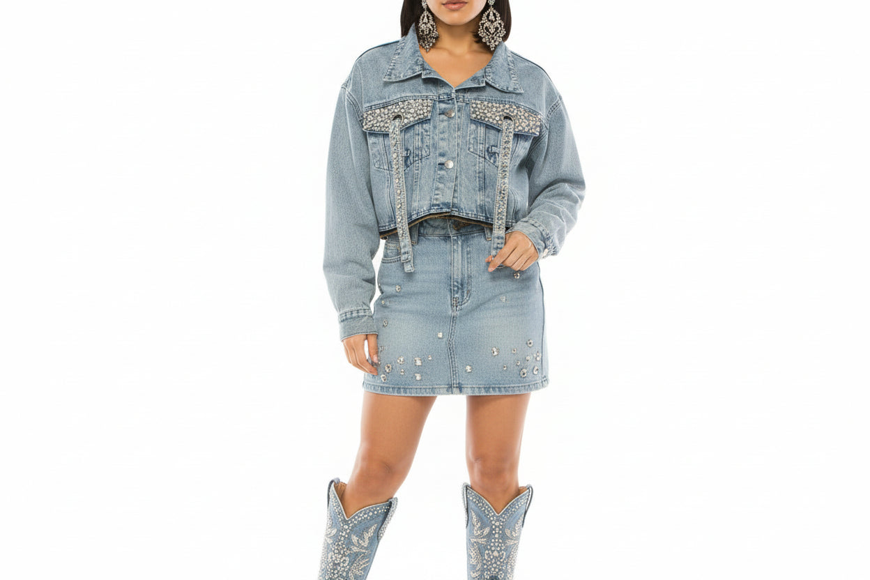 charm jacket denim