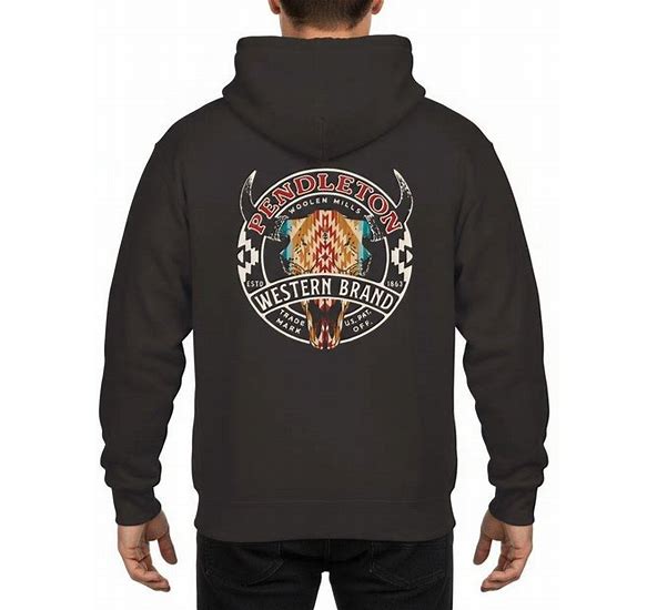 Men's Pendleton Heritage Graphic Hoodie Vintage Black/Multi