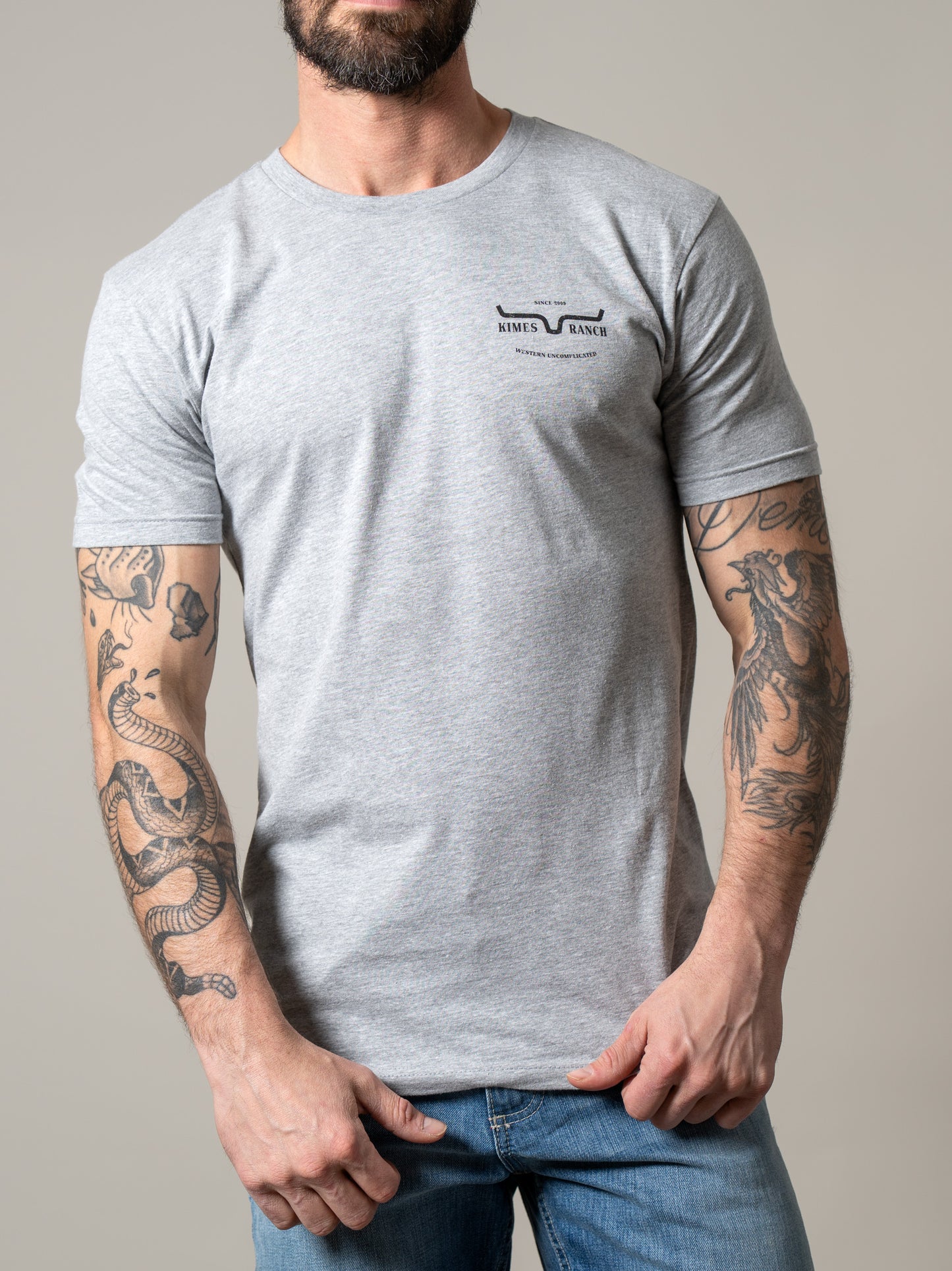 OLD WEST-Heather Grey