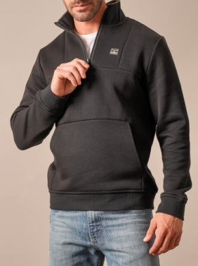 Men’s Doncast Zip Pullover – Black