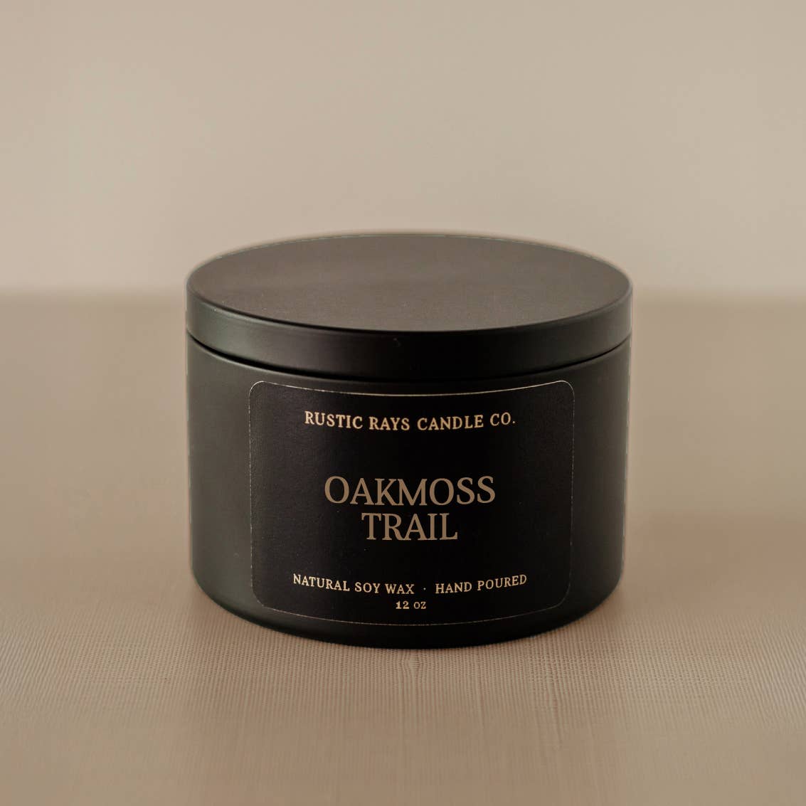Oakmoss Trail 12 oz Soy Candle - Earthy Home Decor & Gifts