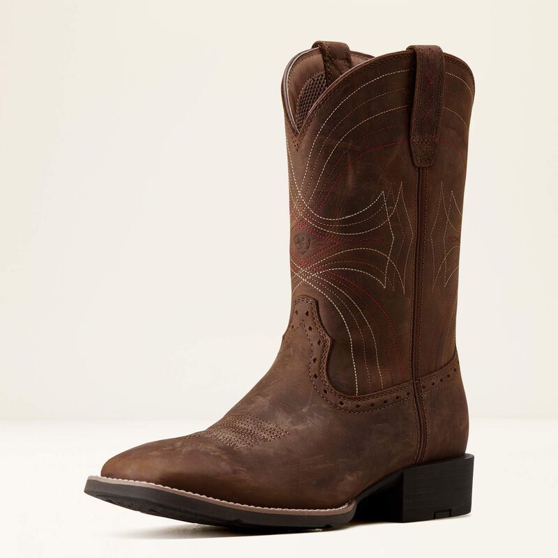 ARIAT Sport Wide Square Toe Cowboy Boot