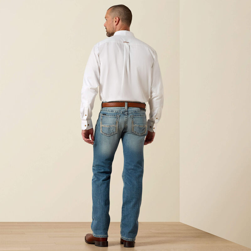 MNS M7 Rocker Stretch Stirling Stackable Straight Leg Jean