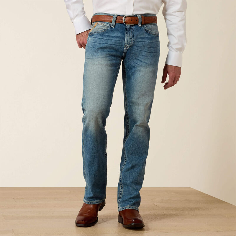 MNS M7 Rocker Stretch Stirling Stackable Straight Leg Jean