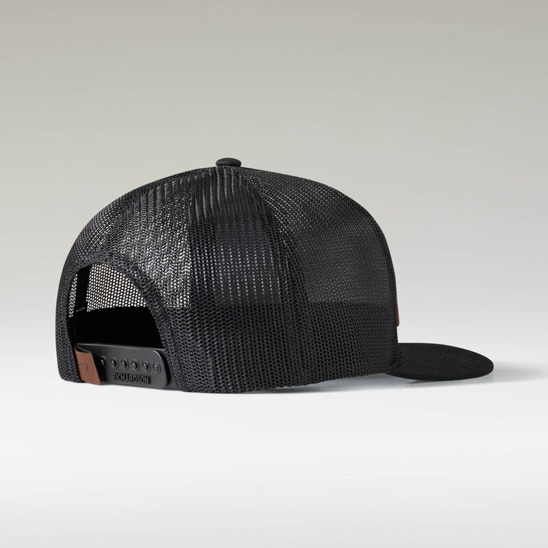 Ariat Mens Cap Faux Leather Patch Black