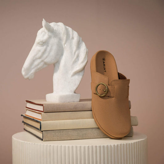 Ariat Country Mule- CARAMEL SUEDE