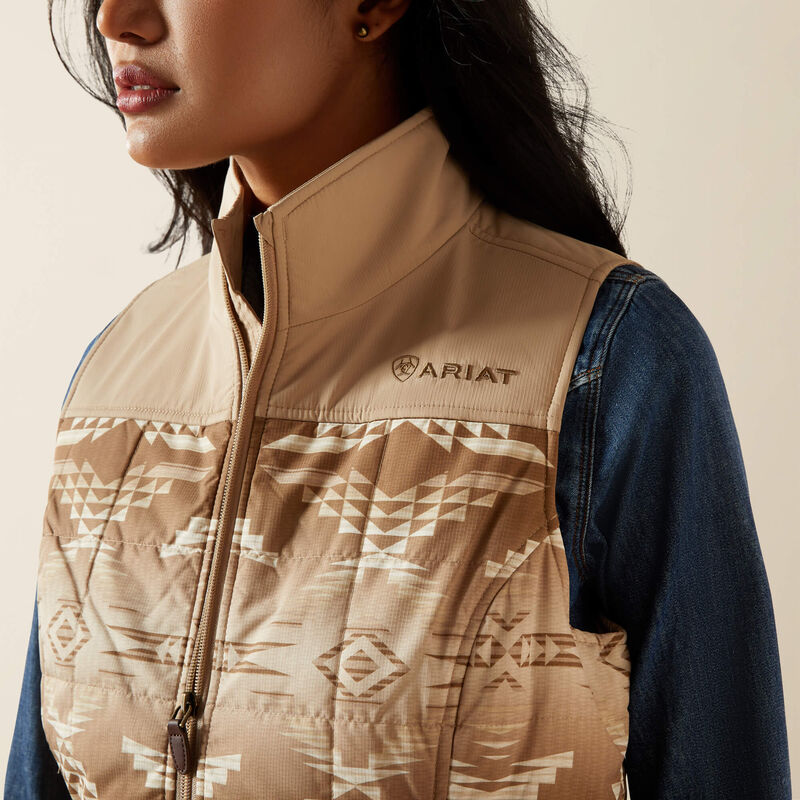 Crius Insulated Vest/SAVANNAH TAN|DUNE PRINT