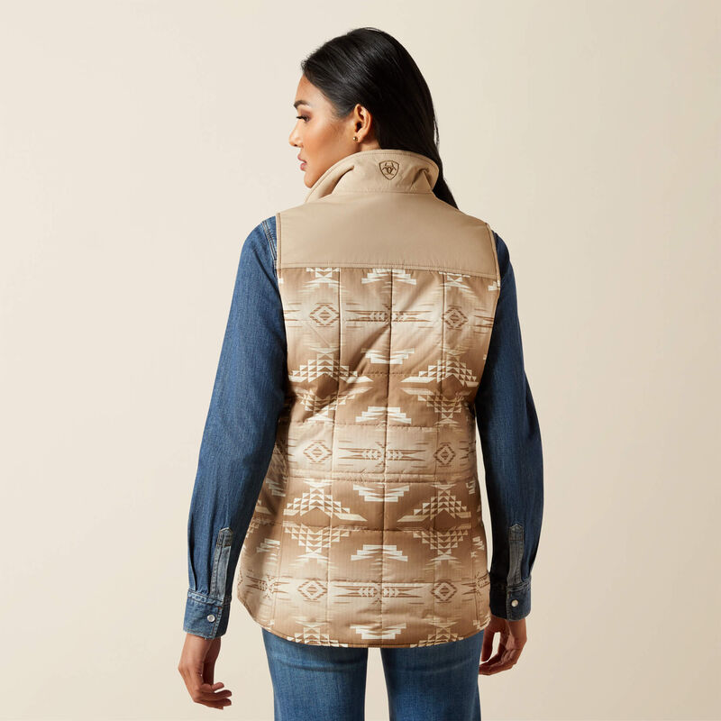 Crius Insulated Vest/SAVANNAH TAN|DUNE PRINT
