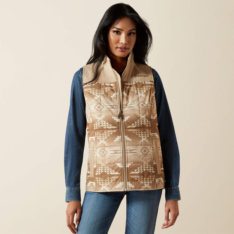 Crius Insulated Vest/SAVANNAH TAN|DUNE PRINT
