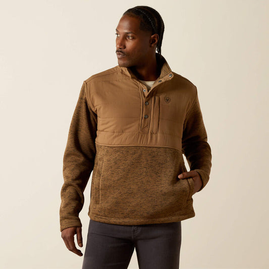 Caldwell Reinforced Snap Sweater/KHAKI