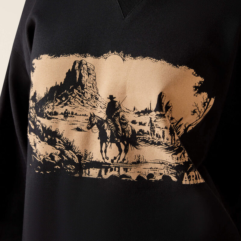 Outlaw Oversized Sweatshirt/Black