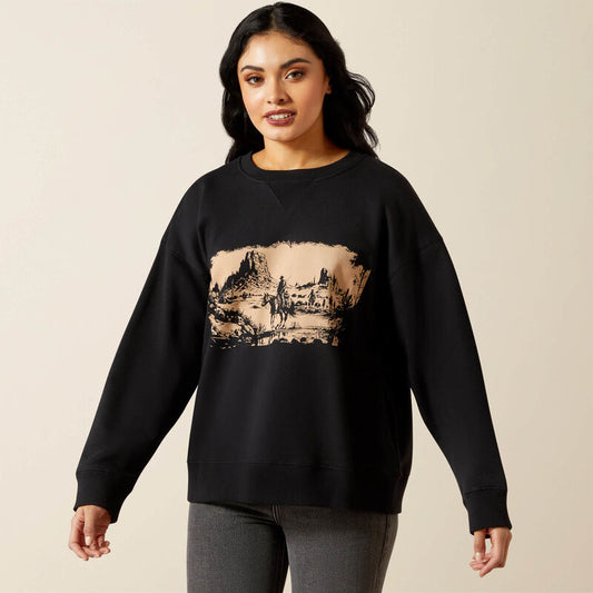 Outlaw Oversized Sweatshirt/Black