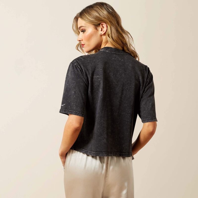 Ariat Pearl T-Shirt/Washed Black
