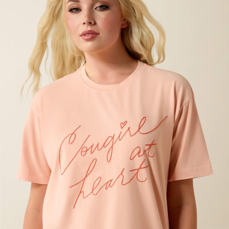 Cowgirl at Heart T-Shirt/Tropical Peach