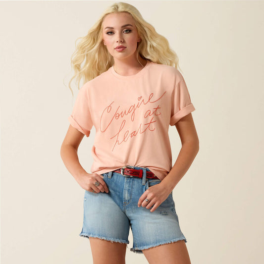 Cowgirl at Heart T-Shirt/Tropical Peach