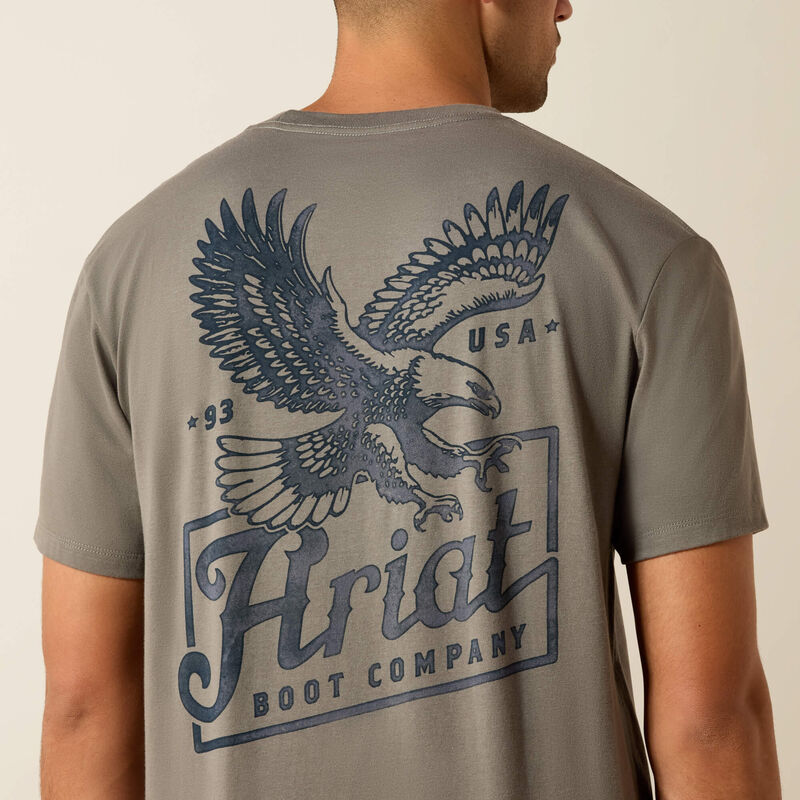 Ariat Paintriot Classic Fit T-Shirt-SMOKED PEARL
