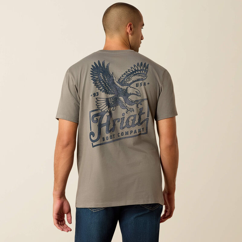 Ariat Paintriot Classic Fit T-Shirt-SMOKED PEARL