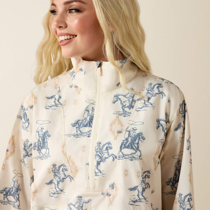 Whisper Pullover Jacket-SOUTHWEST RODEO